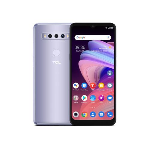 TCL 10SE T766U 6,52“ (4Go, 128Go) 48MP + 5MP + 2MP Android - Argent| Fiche Technique et Prix au Maroc