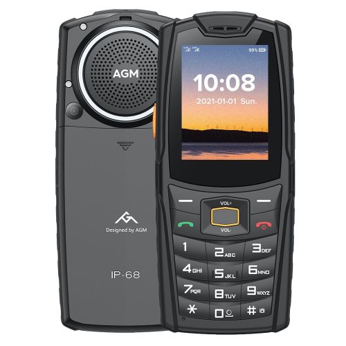 AGM M6 4G Rugged Phone, RU Version, 2.4 Inch, Network: 4G, BT, FM, Torch(Black)| Fiche Technique et Prix au Maroc