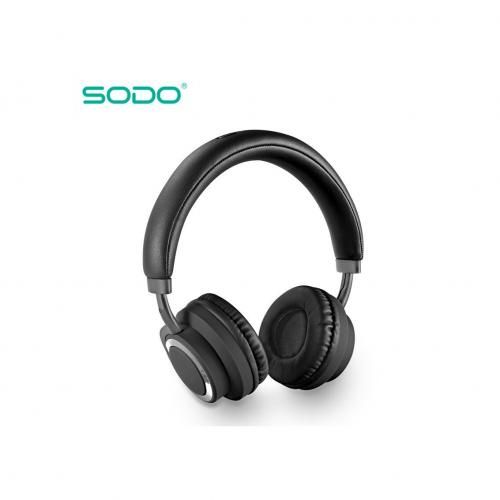 SODO Casque Bluetooth V5.0 sans fil GRIS, 250mAh 8 heures d’Appels et de Musique| Fiche Technique et Prix au Maroc