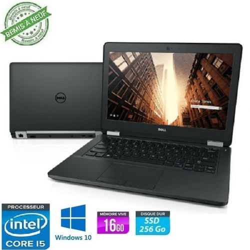 DELL Latitude E5470 Core i5 - 6è génération -16 Go SSD 256Go- Remis a neuf| Fiche Technique et Prix au Maroc