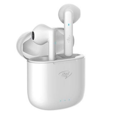 Itel Designed By Oraimo - ITW 60  Écouteurs Bluetooth- Tactile-Boîte de Charge 500mAh avec une garantie 1 an - Blanc| Fiche Technique et Prix au Maroc