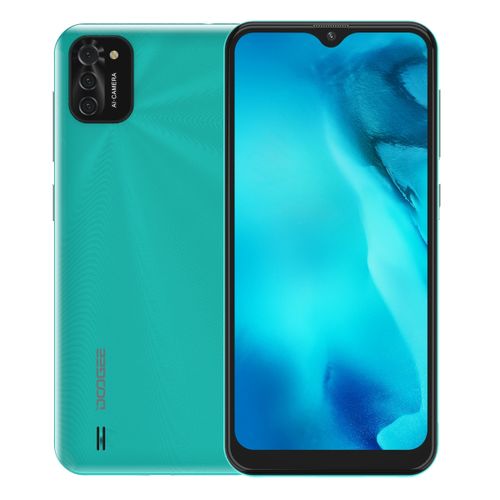 Doogee X93, 2GB+16GB, Triple Back Cameras, 4350mAh Battery, 6.1 Inch Android 10 3G Smartphone - Green| Fiche Technique et Prix au Maroc