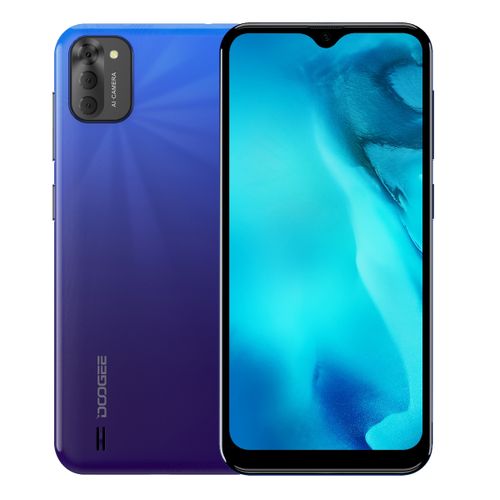 Doogee X93, 2GB+16GB, Triple Back Cameras, 4350mAh Battery, 6.1 Inch Android 10 3G Smartphone - Sapphire Blue| Fiche Technique et Prix au Maroc