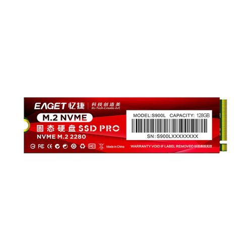 Eaget S900L PCIE3.0X4 NVMe SSD 128GB Internal Solid State| Fiche Technique et Prix au Maroc