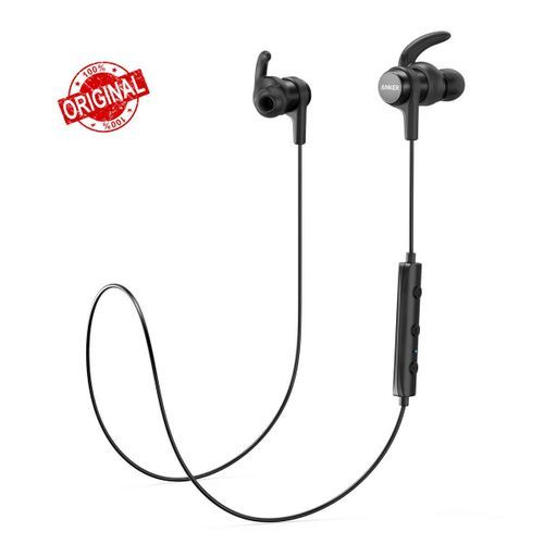 Anker Écouteurs Bluetooth SoundBuds Slim Waterproof IPX5, Micro pour Gym/Course/Jogging| Fiche Technique et Prix au Maroc
