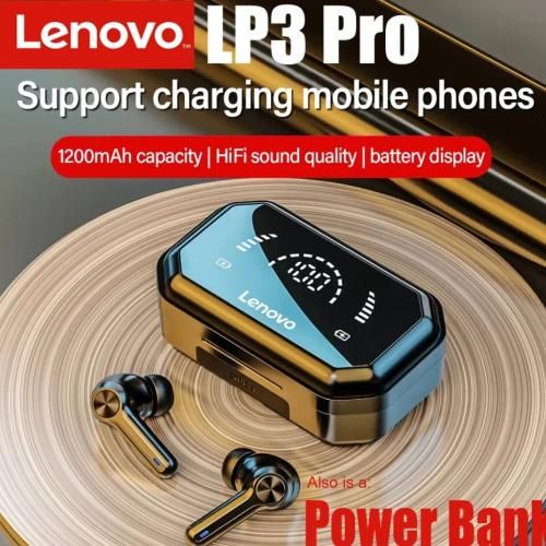 Lenovo écouteurs LP3 Pro Earphones Bluetooth 5.0 Wireless Earphones haute qualité| Fiche Technique et Prix au Maroc