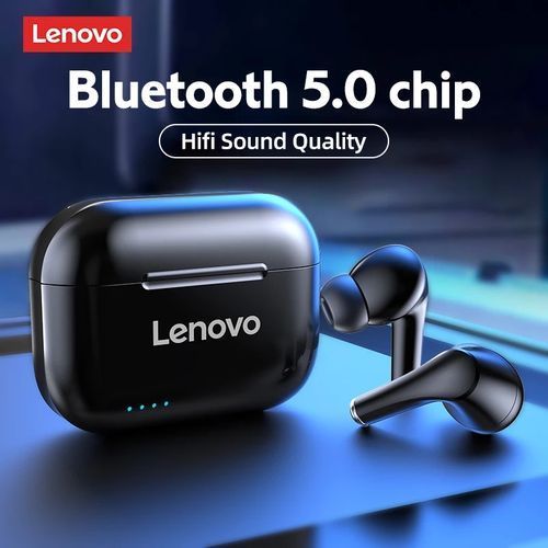 Lenovo écouteurs tactiles sans fil LP1s TWS, Bluetooth 5.0, double stéréo, réduction du bruit, basse| Fiche Technique et Prix au Maroc