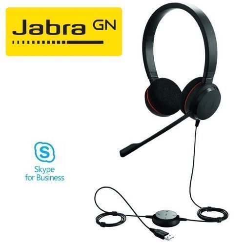 Jabra Evolve 20 Stereo MS - Casque Professionel USB avec micro anti-bruit| Fiche Technique et Prix au Maroc