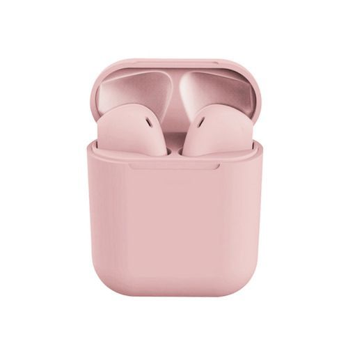 Fashion InPods12 Macaron Wireless Bluetooth 5.0 Touch Control Sports Earphones Earbuds-Pink| Fiche Technique et Prix au Maroc