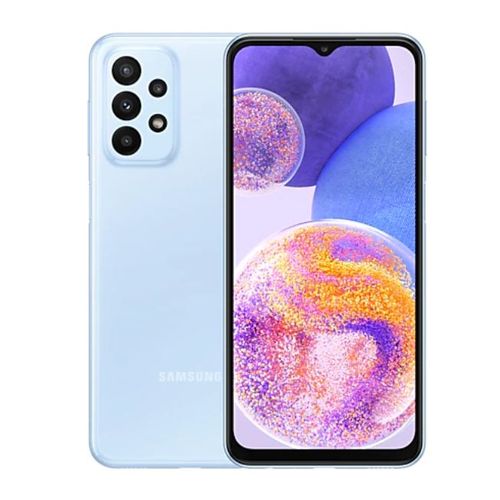 Samsung Galaxy A23 6.6“ LTE 4GB RAM + 128GB ROM - 50 Mpx - Blue| Fiche Technique et Prix au Maroc