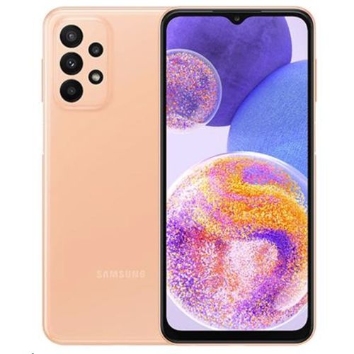 Samsung Galaxy A23 6.6“ LTE 4GB RAM + 128GB ROM - 50 Mpx - Orange| Fiche Technique et Prix au Maroc