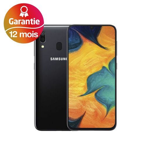 Samsung Galaxy A30, 6.4“, 4Go, 64Go - Noir - Garantie 1 an| Fiche Technique et Prix au Maroc