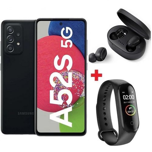 Samsung Galaxy A52S - 5G - 6.5’’ - (6GB - 128GB) - 64MP / 32MP - Noir + Band + Écouteur| Fiche Technique et Prix au Maroc