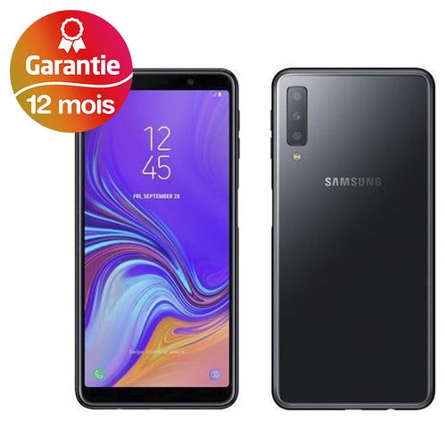Samsung Galaxy A7, 6.0“, 4Go, 128Go - Noir - Garantie 1 an| Fiche Technique et Prix au Maroc
