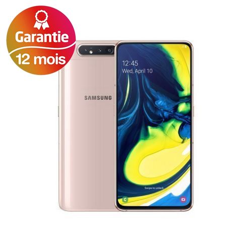 Samsung Galaxy A80, 6.7“, 8Go, 128Go - Doré - Garantie 1 an| Fiche Technique et Prix au Maroc