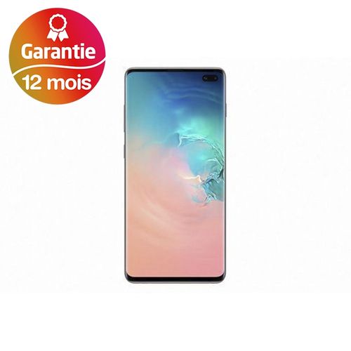 Samsung Galaxy S10+, 6.4“, 8Go, 128Go - Blanc - Garantie 1 an| Fiche Technique et Prix au Maroc