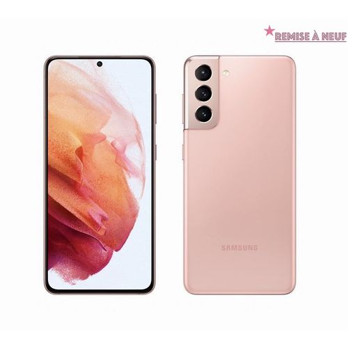 Samsung Galaxy S21 5G ( 128Go, 8Go ) Rose 6.2“ - Remise à Neuf| Fiche Technique et Prix au Maroc