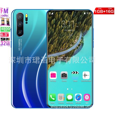 Genera 1GB+16GB Android Smartphone6.3-inch high-definition hd screen, sea screen, water drop screen, face recognition 1g 16g appearanceProduct| Fiche Technique et Prix au Maroc