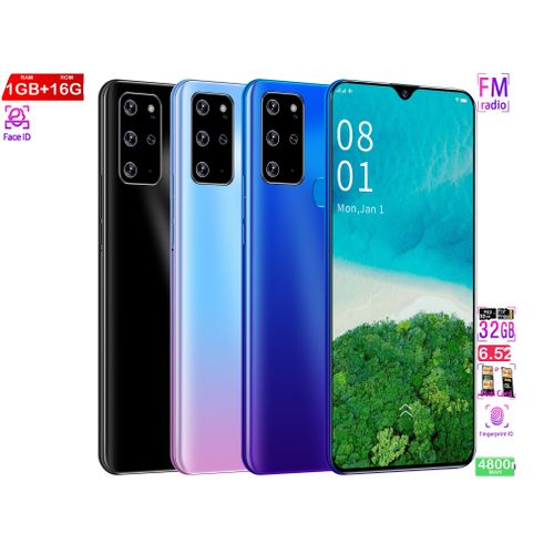 Genera 1GB+16GB Android Smartphone6.5 inch high-definition hd screen water drop screen fingerprint unlock 1g 16g appearanceProduct| Fiche Technique et Prix au Maroc