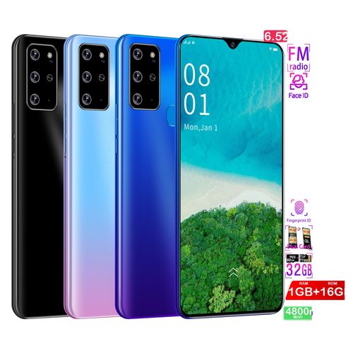 Genera 1GB+16GB Android Smartphone6.5 inch high-definition hd screen water drop screen fingerprint unlock 1g 16g appearanceProduct| Fiche Technique et Prix au Maroc