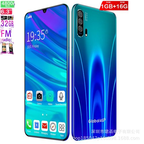 Genera 1GB+16GB Android SmartphoneWaidan Eurasian version 4G network ml gradient technology 6.3-inch water drop fitting screen 1G 16gProduct| Fiche Technique et Prix au Maroc