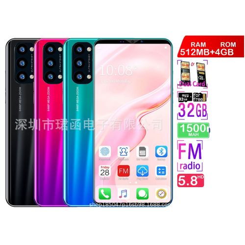 Genera 512MB+4GB Android SmartphoneReno4 5.8 3Product| Fiche Technique et Prix au Maroc