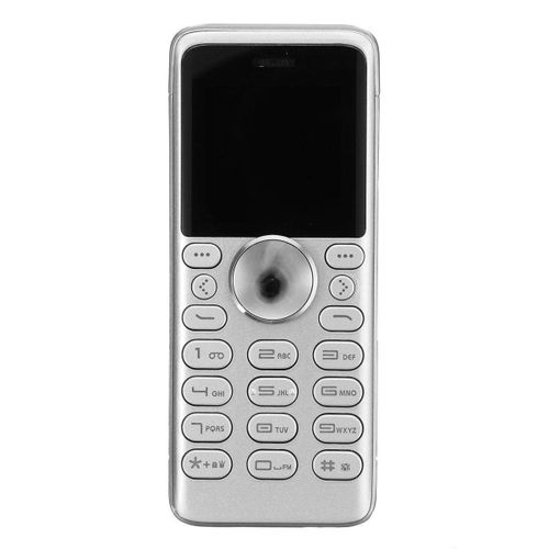 1.3 Inch Mobile Spinner Fidget Spinner Cellphone Dual SIM Mobile Reduce Stress Gadget Silver Silver (silver)| Fiche Technique et Prix au Maroc
