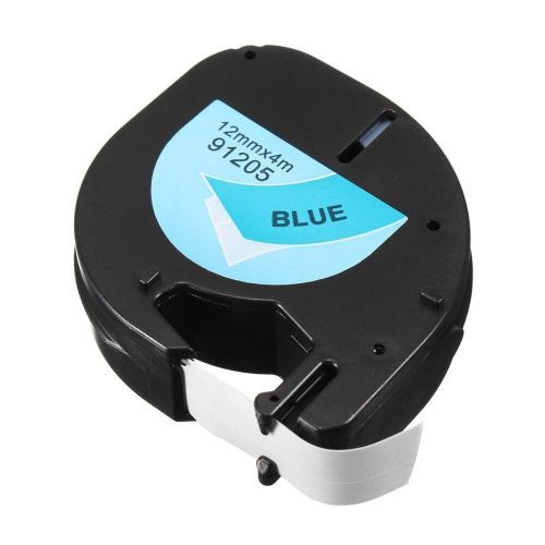 12mmx4m Plastic Label Tape Compatible For Dymo LetraTag 91205| Fiche Technique et Prix au Maroc