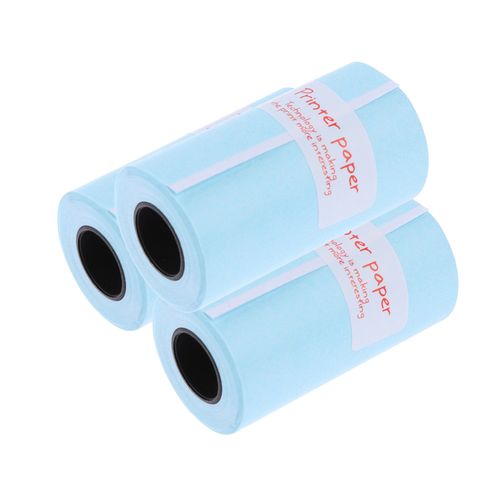 3pcs Rouleaux de Papier Thermique Portable Imprimante Photo Reu de| Fiche Technique et Prix au Maroc