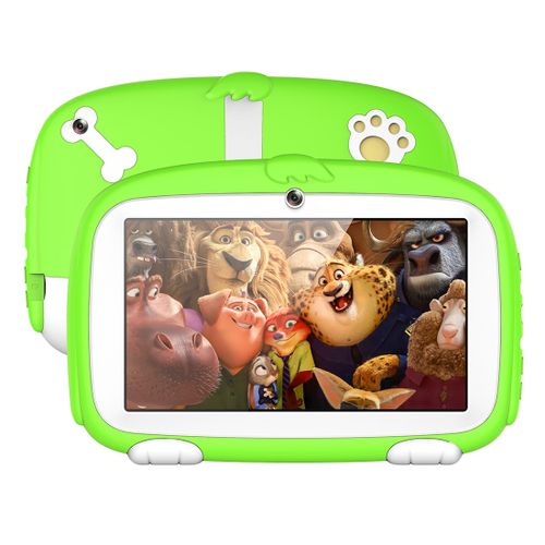 A718 Kids Education Tablet PC, 7.0 inch, 1GB+8GB, Android 6.0 Allwinner A33 Quad Core 1.3GHz(Green)| Fiche Technique et Prix au Maroc