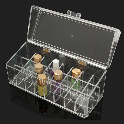 Acrylic Clear 24 N  Holder Display Stand Cosmetic Ma| Fiche Technique et Prix au Maroc