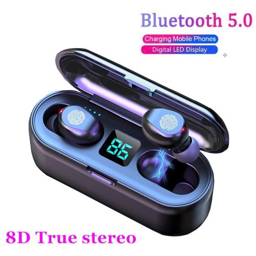 Affichage De La Batterie LED Oreillette Bluetooth Tactile Intra-auriculaire Écouteurs Sans Fil étanches IPX7| Fiche Technique et Prix au Maroc