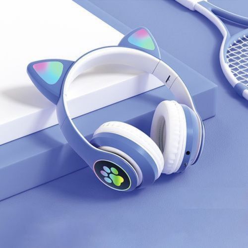 Casque Bluetooth5.0 Pour Chat Music Headset Cat Ear Headphones Wireless| Fiche Technique et Prix au Maroc