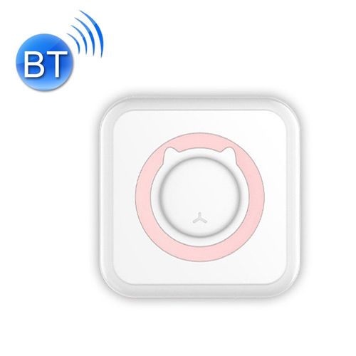 Convenient Pocket Mini Printer Student Wrong Question Thermal Bluetooth Mobile Phone Photo Data Note Printer(Pink)| Fiche Technique et Prix au Maroc