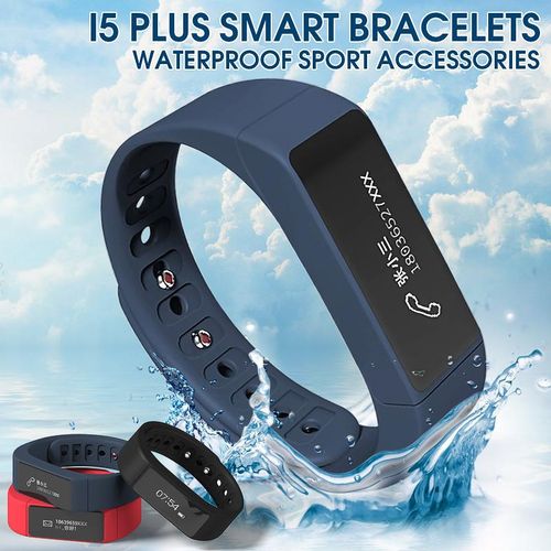 D6 PLUS Waterproof Bluetooth Smart Watch Sport Wristband For IOS Android Phones Blue < blue >| Fiche Technique et Prix au Maroc