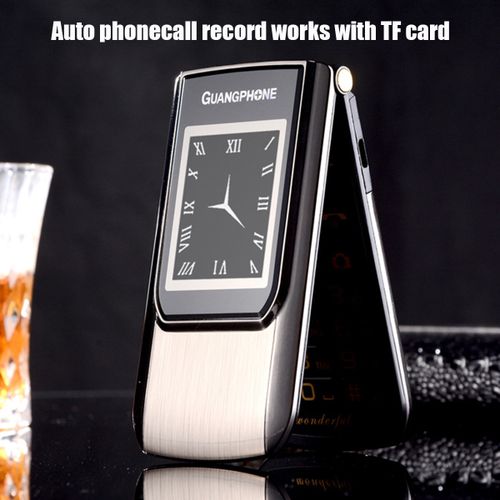 E9 New 2.6 inch Flip Phone For The Elderly Double Screen Dual Card And Dual Standby Phones Forelderly EU plug| Fiche Technique et Prix au Maroc