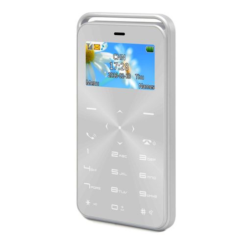 GS6 1.69 A Inch Ultra-thin TFT Screen Pocket Card Phone Mobi| Fiche Technique et Prix au Maroc