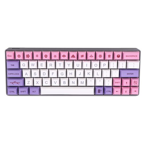 KBDfans 123 Keys P Sakura XDA Profile Sublimation PBT Two Me| Fiche Technique et Prix au Maroc