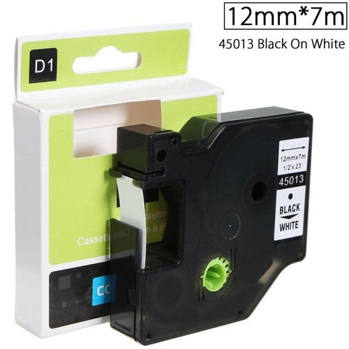 Label Tape For DYMO Black On White| Fiche Technique et Prix au Maroc
