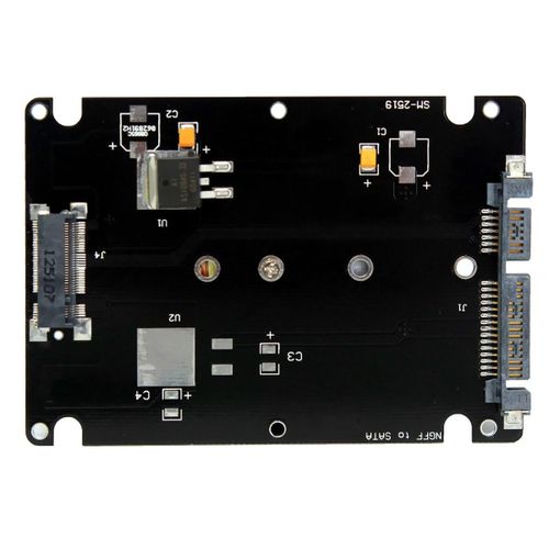 M.2  SSD R to 2.5“ SATA Adapter Card 8mm Thickness Enclo| Fiche Technique et Prix au Maroc