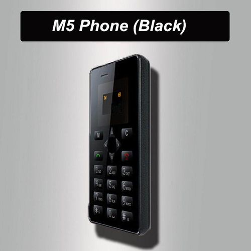 M5 GSM Pocket Phone 1.0“ LED Display Alarm Clock 128M Storage Light Radiation| Fiche Technique et Prix au Maroc