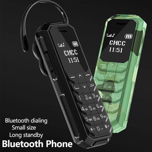 Ovisen KK2 0.66inch 330mAh Headset Bluetooth Voice Changer MP3 Music Card Phone Black| Fiche Technique et Prix au Maroc