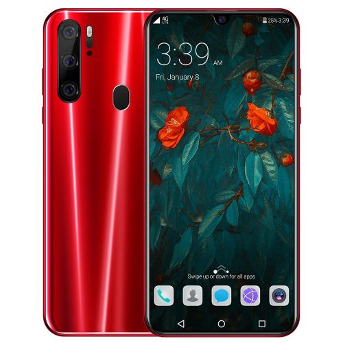 P35 Android Smartphone True 2+32g Memory 6.3 Hd Water Drop Screen“ Red| Fiche Technique et Prix au Maroc