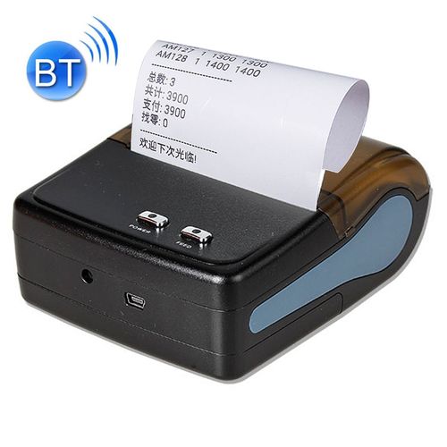 Portable 80mm Bluetooth POS Receipt Thermal Printer(Black)| Fiche Technique et Prix au Maroc