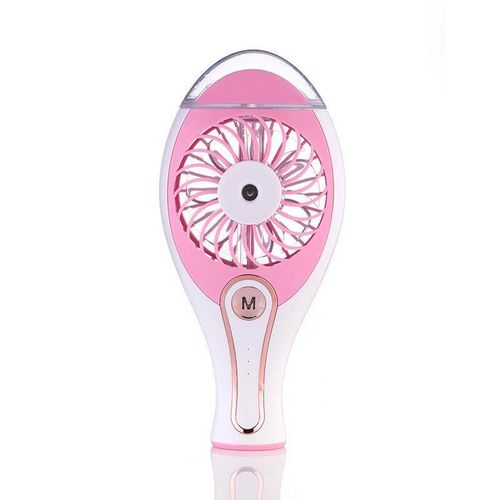 Rechargeable USB Fan Spray Humidifier Portable Air Condition Cool Fan For Home Comfort Pink (pink)| Fiche Technique et Prix au Maroc