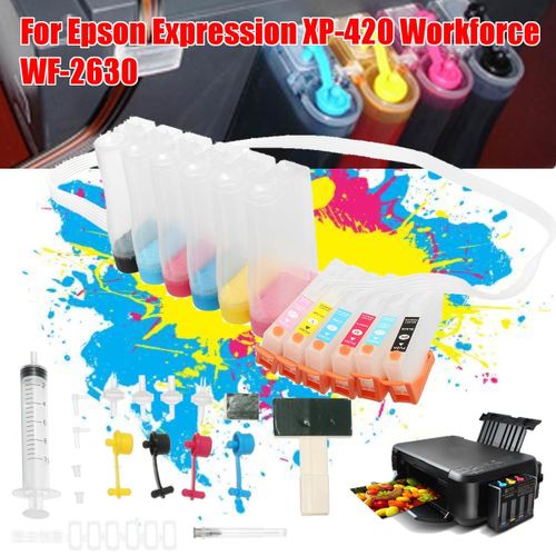 Refillable Ciss Continuous P ink System 24XL for EPSON XP-76| Fiche Technique et Prix au Maroc