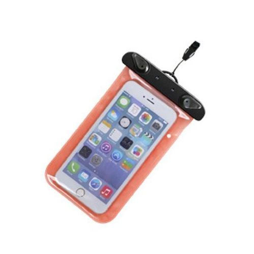 Transparent Waterproof Sealed Dry Bag With Arm Band For mobile phone orange| Fiche Technique et Prix au Maroc