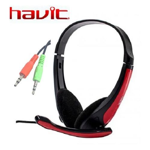 Havit Casque avec Micro + Cable Jack pour PROFESIONNEL - Teletravail, Centre D’appel, Music| Fiche Technique et Prix au Maroc