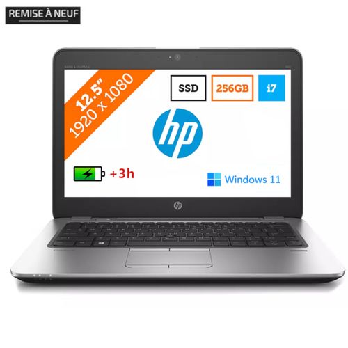 Hp EliteBook 820 G3 Core i7 6éme Gén- 8Go RAM DDR4- SSD 256Go Win 11 - Remis à Neuf| Fiche Technique et Prix au Maroc