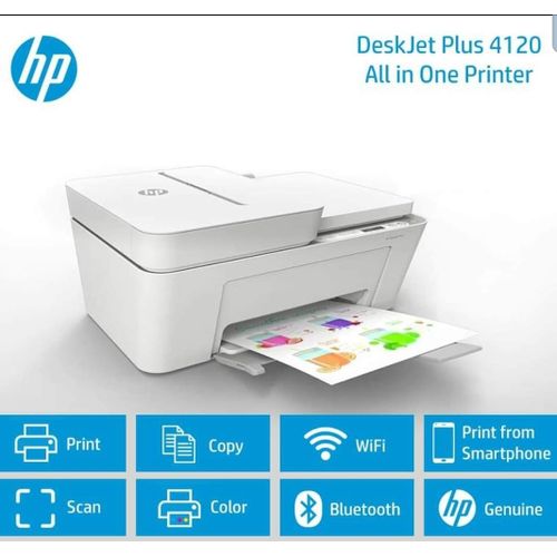 Hp Imprimante DeskJet Plus 4120 ( envoi de fax mobile,ADF, Wi-Fi, Airprint )| Fiche Technique et Prix au Maroc